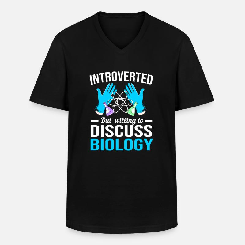 Molecule Structural Formula - Men's V-Neck T-Shirt - black