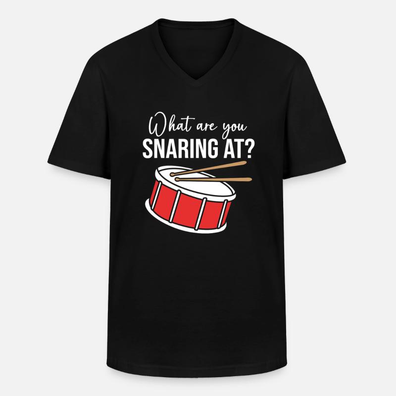 Drums Drummers Drumsticks - Men's V-Neck T-Shirt - black