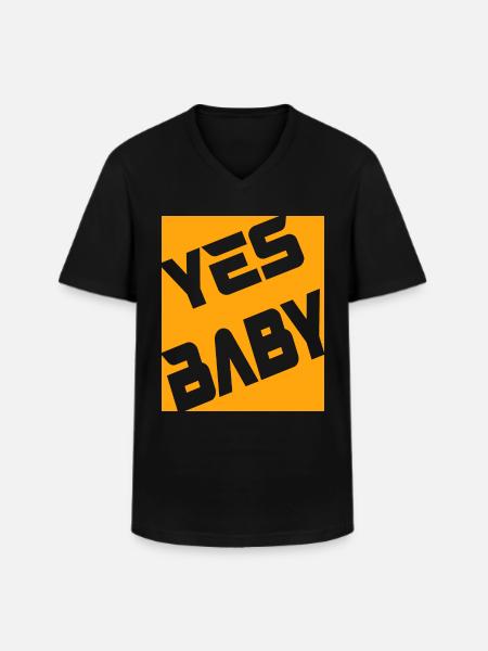 chéri - T-shirt col V Homme - noir