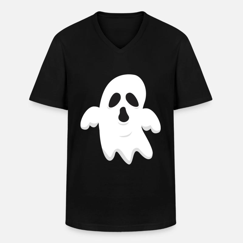 Geist - Männer-T-Shirt mit V-Ausschnitt - Schwarz