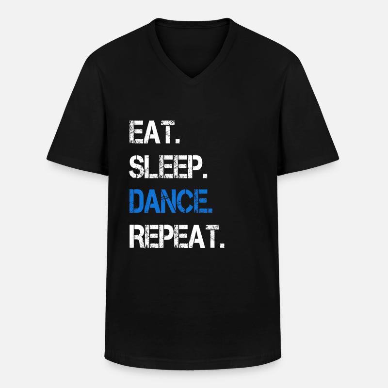Danse danse danse danseuse - T-shirt col V Homme - noir