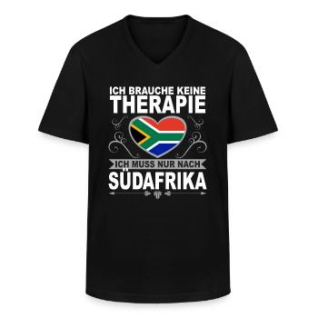 Ich muss nach Südafrika Urlaub Kapstadt Geschenk - Männer-T-Shirt mit V-Ausschnitt - Schwarz - Vorne - AI Model Male 178 dark (178cm)