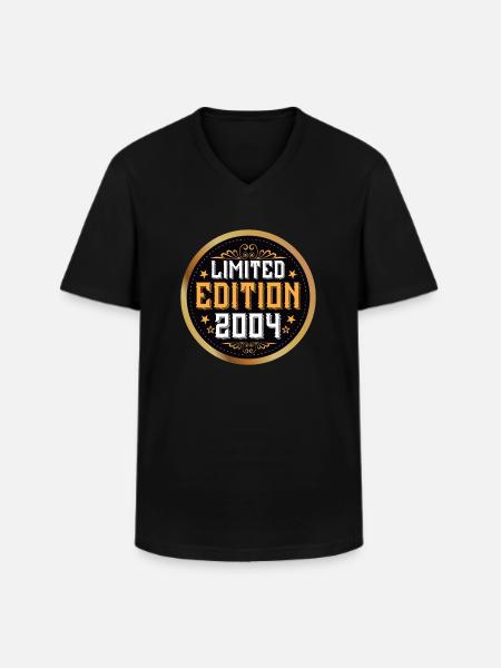 Limited Edition 2004 - Men's V-Neck T-Shirt - black