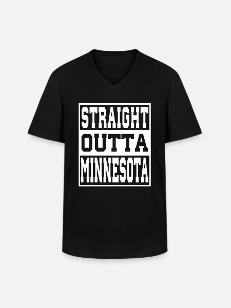 Minnesota Saying Funny Minnesota Gift - Men's V-Neck T-Shirt - black