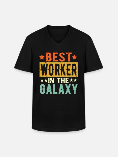 Best Arbeiter ever Arbeiter Geschenk - Männer-T-Shirt mit V-Ausschnitt - Schwarz