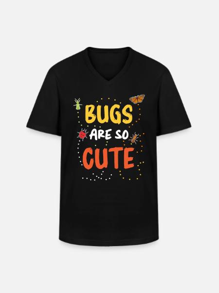 Insect Entomologist Biology - Men's V-Neck T-Shirt - black