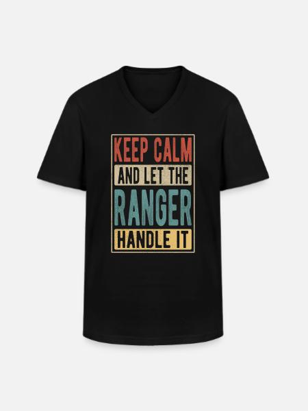 Ranger Retro Gift - Men's V-Neck T-Shirt - black