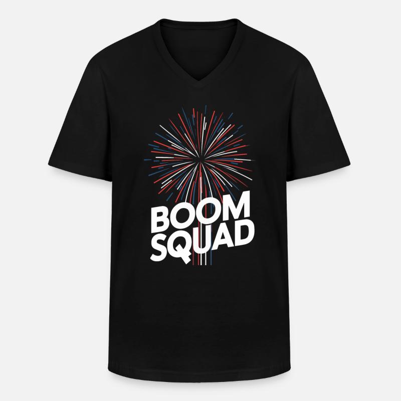 Pyrotechnics Fireworks Pyrotechnics - Men's V-Neck T-Shirt - black
