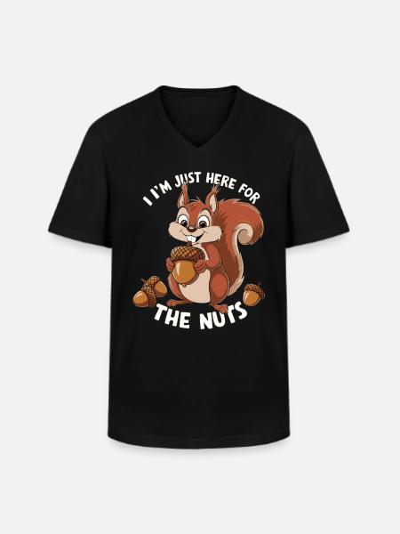 Joke Funny Humor Adult - Men's V-Neck T-Shirt - black
