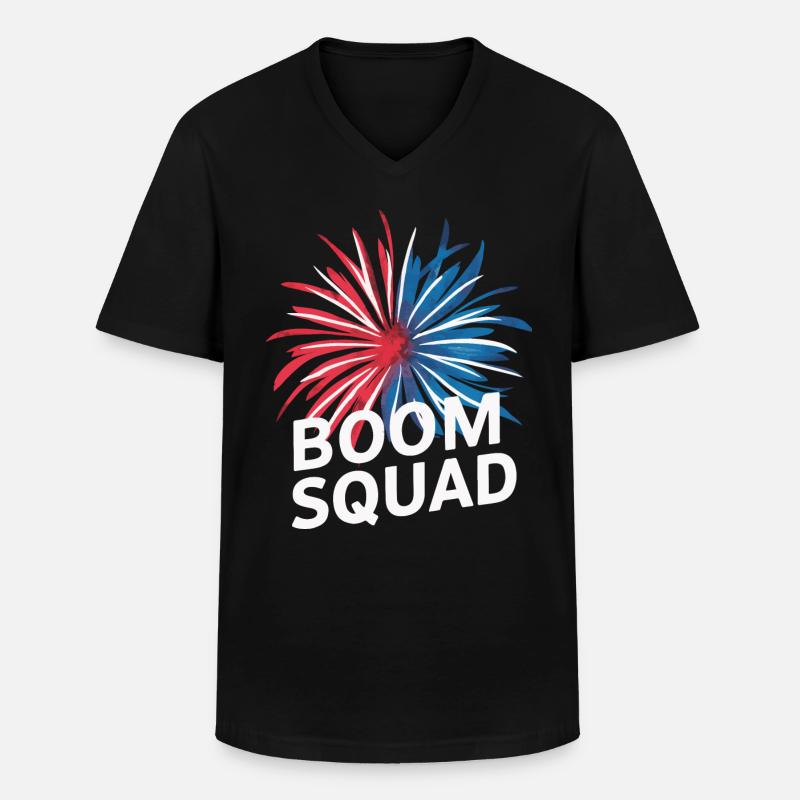 Pyrotechnics Fireworks Pyrotechnics - Men's V-Neck T-Shirt - black