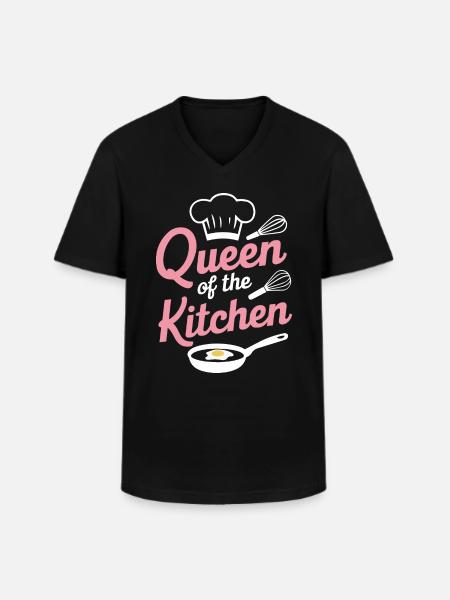 Chef Cooking Cheff Bäker - Men's V-Neck T-Shirt - black