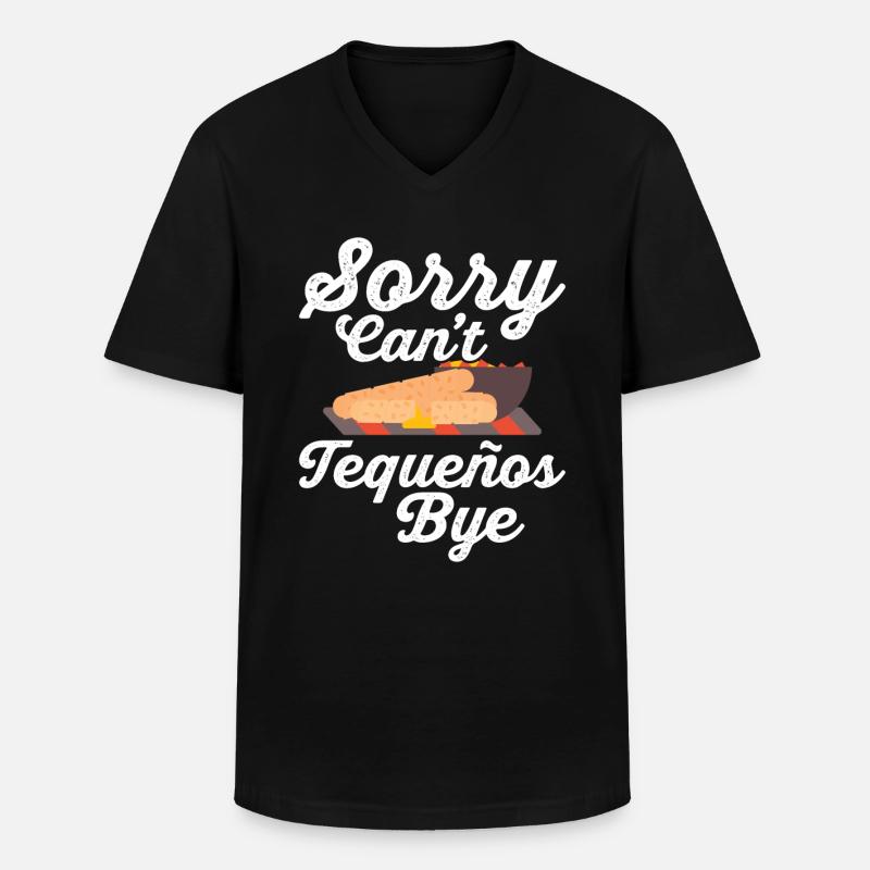 Désolé. Ne. Tequeños. Sur - T-shirt col V Homme - noir