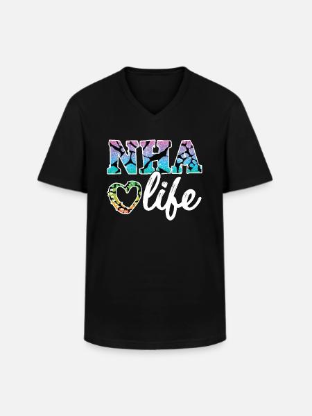 Leben Als Pflegeheimverwalter - Männer-T-Shirt mit V-Ausschnitt - Schwarz