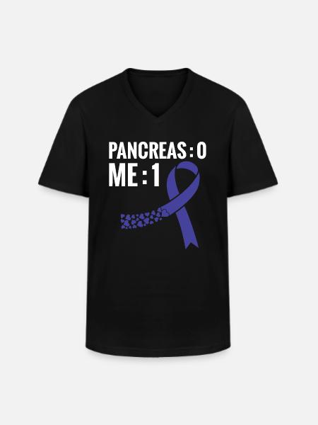Pancreatic Surgery Pancreas 0 - Men's V-Neck T-Shirt - black