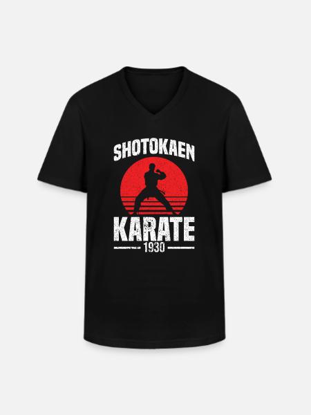 Shotokan Karate 1930 - Men's V-Neck T-Shirt - black