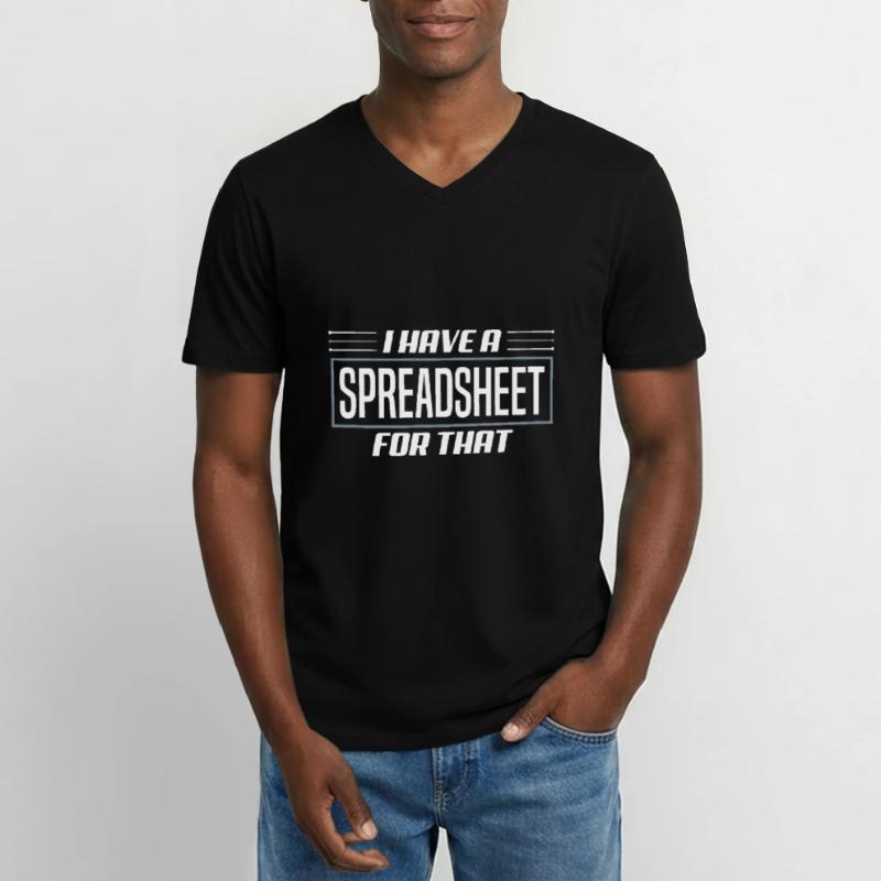 Data Analytics Data Engineering für einen Data Männer-T-Shirt mit V-Ausschnitt