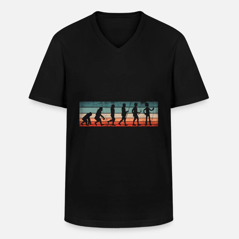 Boilermaker Evolution - Männer-T-Shirt mit V-Ausschnitt - Schwarz
