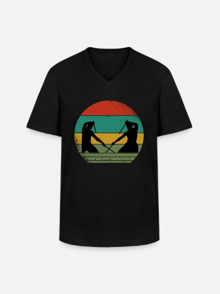 Escrima Arnis Kali - Men's V-Neck T-Shirt - black