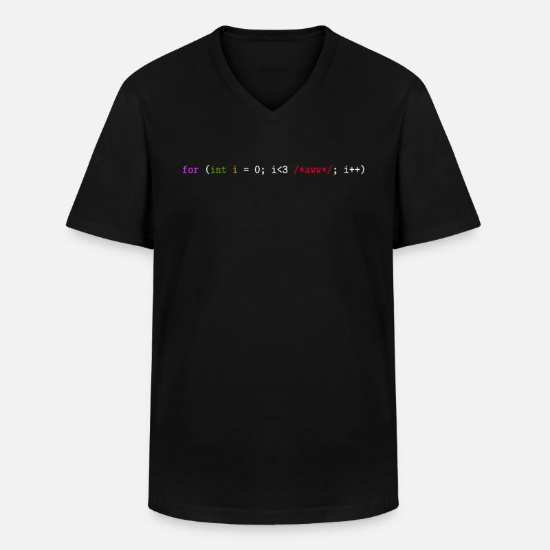 Programmierer, Software, Informatik, Developer - Männer-T-Shirt mit V-Ausschnitt - Schwarz