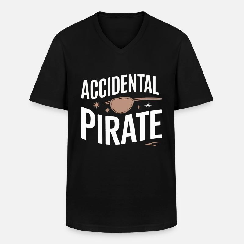 Amputation Behinderung - Männer-T-Shirt mit V-Ausschnitt - Schwarz