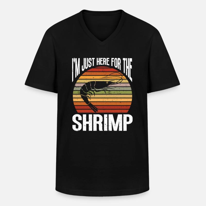 Meeresfrüchte Liebhaber Geschenk Meeresfrucht - Männer-T-Shirt mit V-Ausschnitt - Schwarz