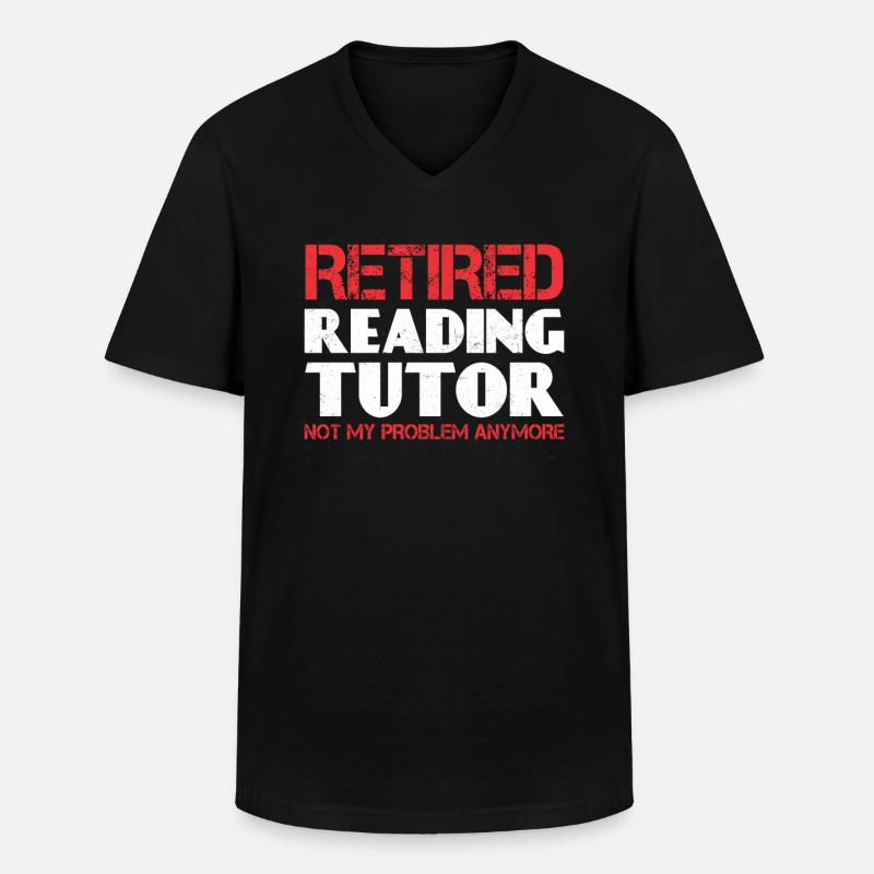 Tutor Gift Tutor - Maglietta da uomo classica con scollo a V - nero