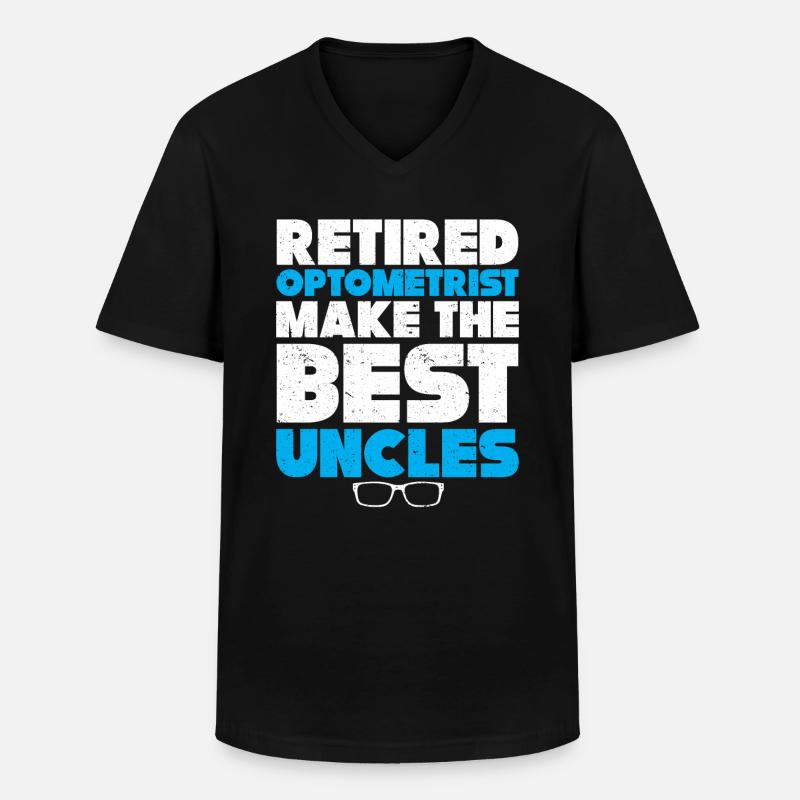 Optiker Geschenk Optometrie - Männer-T-Shirt mit V-Ausschnitt - Schwarz