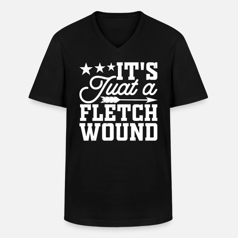Bogenschütze Bogenschießen - Männer-T-Shirt mit V-Ausschnitt - Schwarz