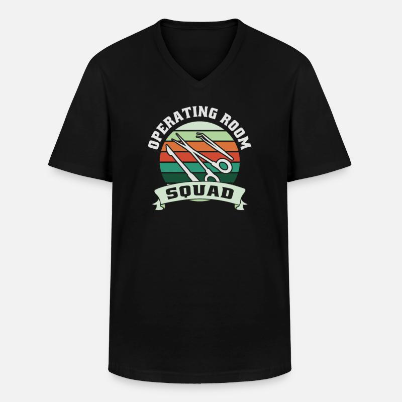 Surgical Technical Assistant Surgeon - Men's V-Neck T-Shirt - black