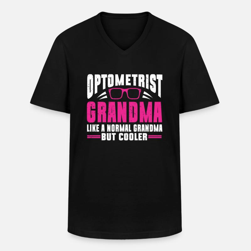 Optometrist Optiker Optometrie - Männer-T-Shirt mit V-Ausschnitt - Schwarz