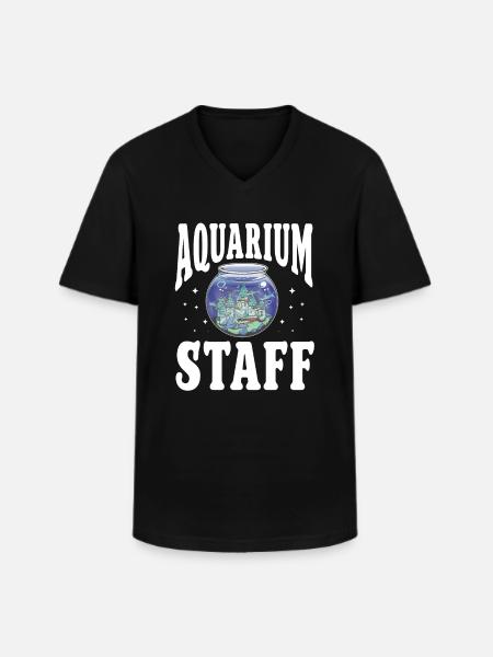 Aquariophile d’aquarium d’aquarium - T-shirt col V Homme - noir