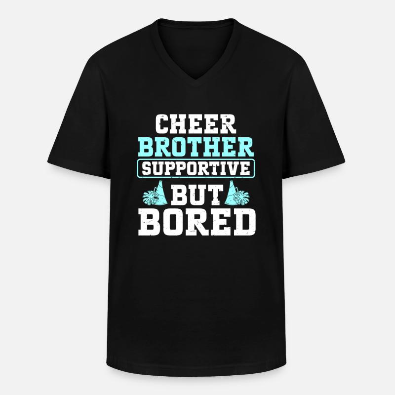 Cheerleading Cheerleader Base Flyer - Männer-T-Shirt mit V-Ausschnitt - Schwarz