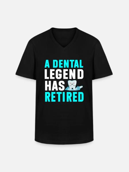 Dentist - Men's V-Neck T-Shirt - black