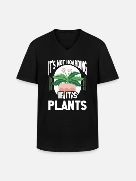 Plants Gardening Gardener - Men's V-Neck T-Shirt - black