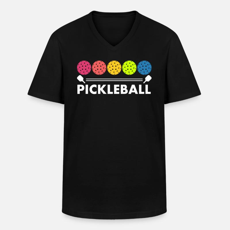 Pickleball-design Für Pickleball-spieler Oder - Männer-T-Shirt mit V-Ausschnitt - Schwarz