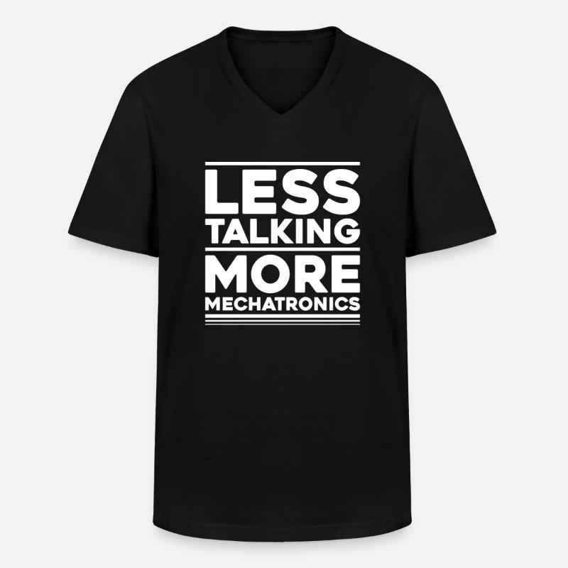 Mechatroniker Mechatronik Mechatronics Engineer - Männer-T-Shirt mit V-Ausschnitt - Schwarz