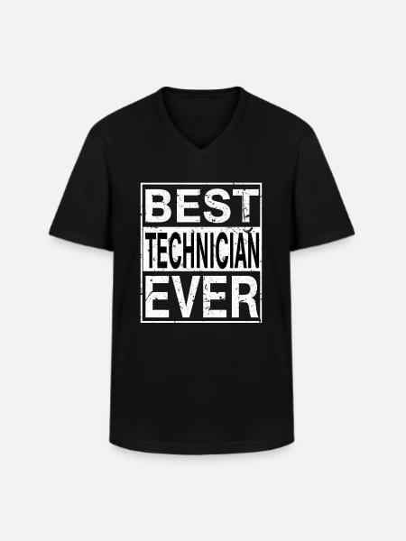 Best Technician Ever Technician Gift - Men's V-Neck T-Shirt - black
