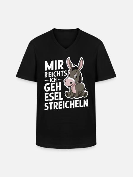 Donkey Donkey Mule Muli - Men's V-Neck T-Shirt - black