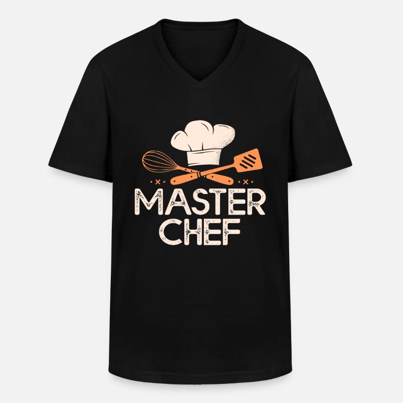 Masterchef Master Chef - Men's V-Neck T-Shirt - black