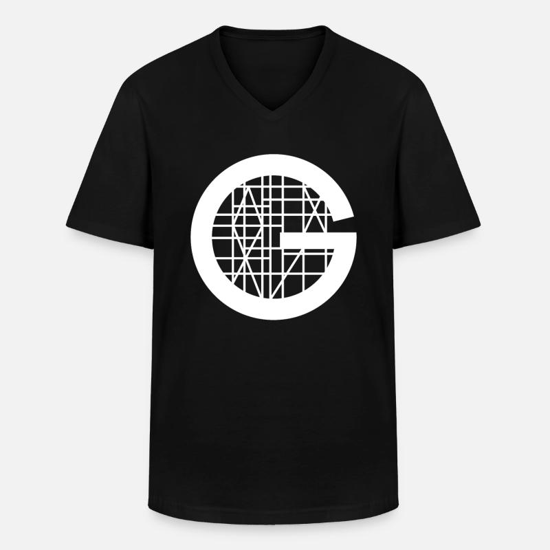 Signe de guilde d'échafaudage - T-shirt col V Homme - noir