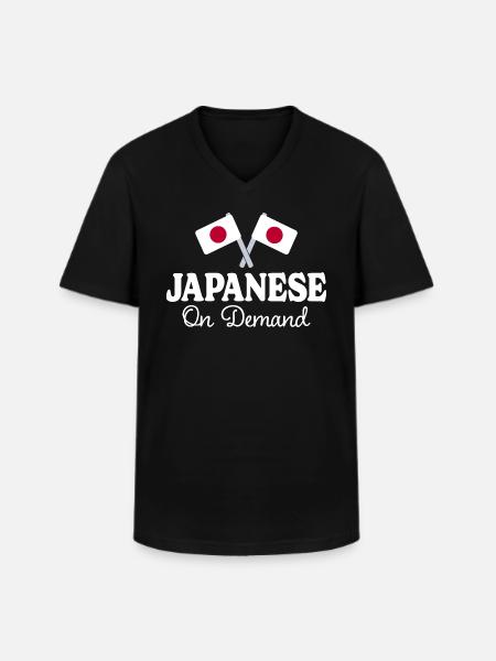 Japanese Translator Japanese Interpreter - Men's V-Neck T-Shirt - black