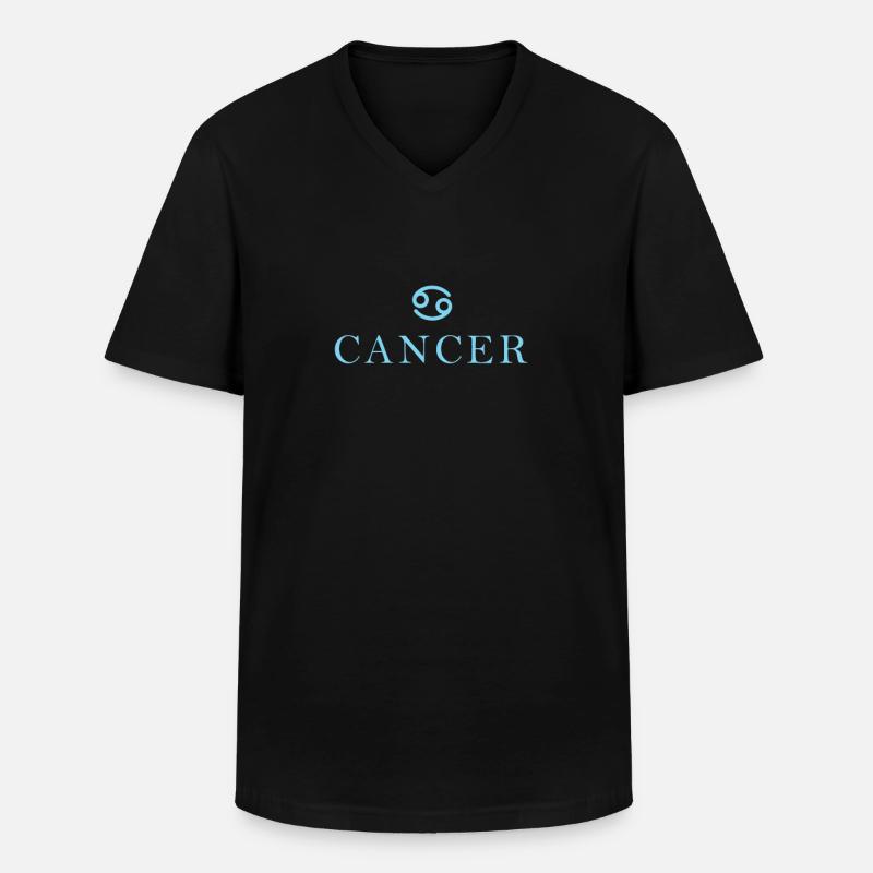 Sternzeichen Cancer Sternbild - Männer-T-Shirt mit V-Ausschnitt - Schwarz
