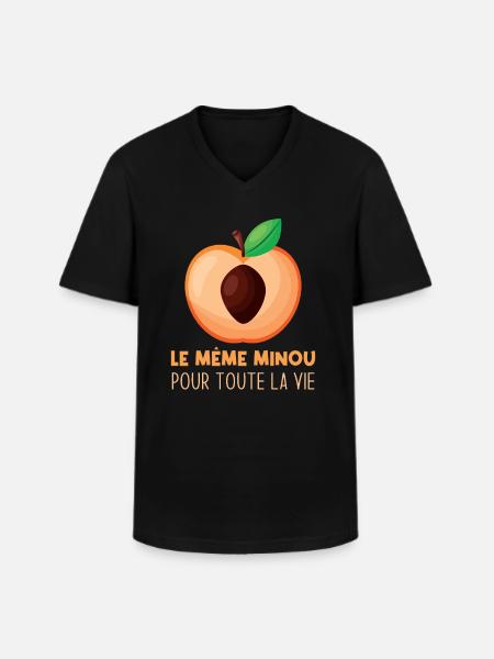 EVG Marié Futur - T-shirt col V Homme - noir