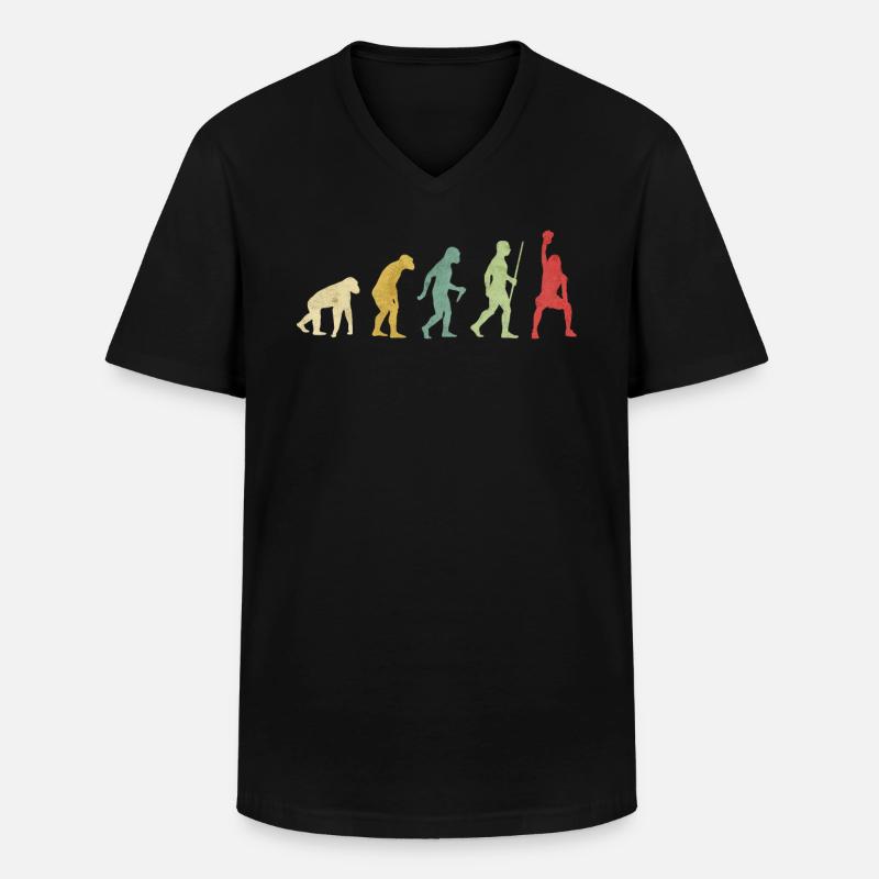 Kettlebell Cross Training Girl Evolution - T-shirt col V Homme - noir