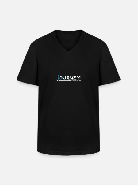 Embrace the Journey - Men's V-Neck T-Shirt - black