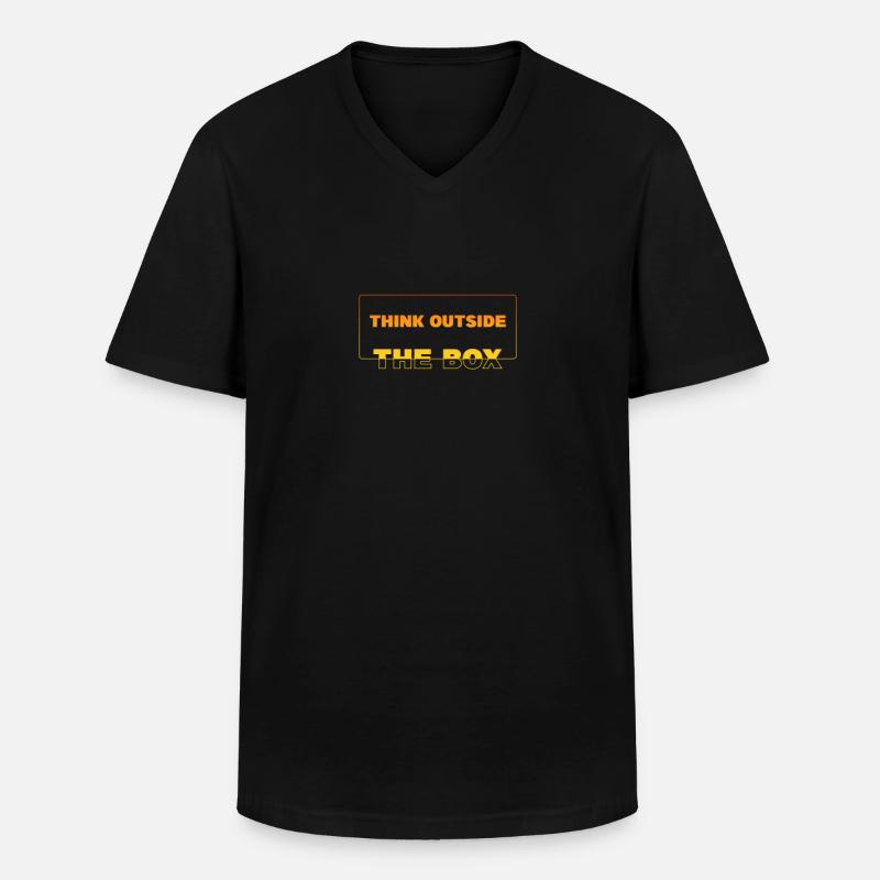 Innovate: Thinking Beyond Boundaries - Men's V-Neck T-Shirt - black
