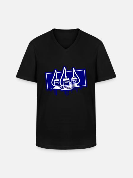 Vacuum Cleaner Icon - Men's V-Neck T-Shirt - black