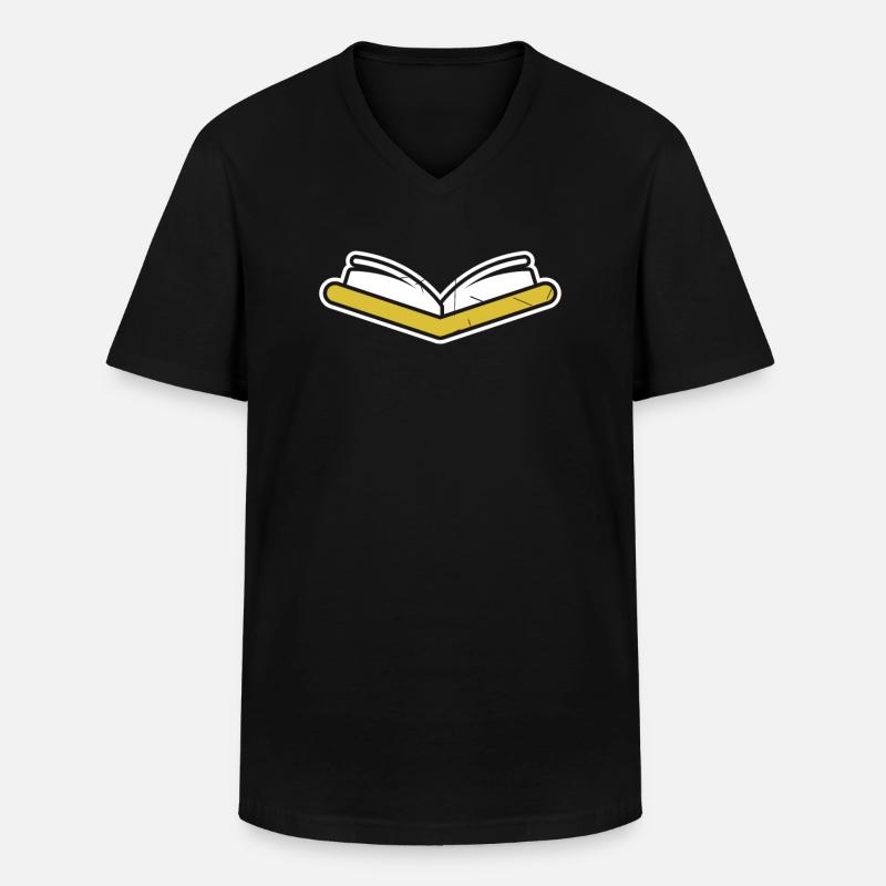 Germanistik - Männer-T-Shirt mit V-Ausschnitt - Schwarz