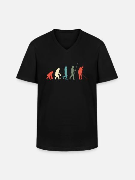 Golfer - Men's V-Neck T-Shirt - black