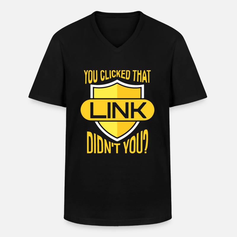 Cybersecurity Hacker Cyberattack Anonymous - Men's V-Neck T-Shirt - black